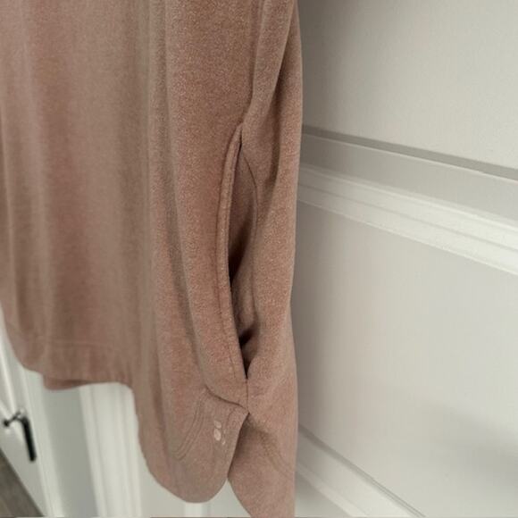 Sweaty Betty Escape Luxe Fleece Hoodie Medium Dusty Pink - Picture 5 of 8